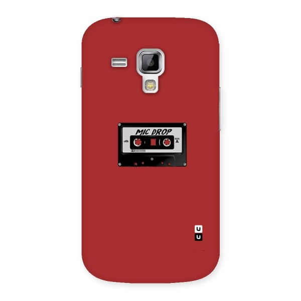 Mic Drop Cassette Minimalistic Back Case for Galaxy S Duos