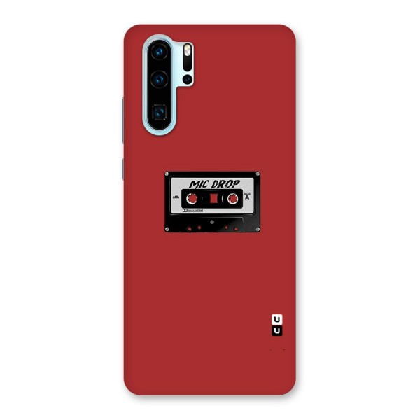 Mic Drop Cassette Minimalistic Back Case for Huawei P30 Pro