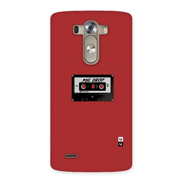 Mic Drop Cassette Minimalistic Back Case for LG G3