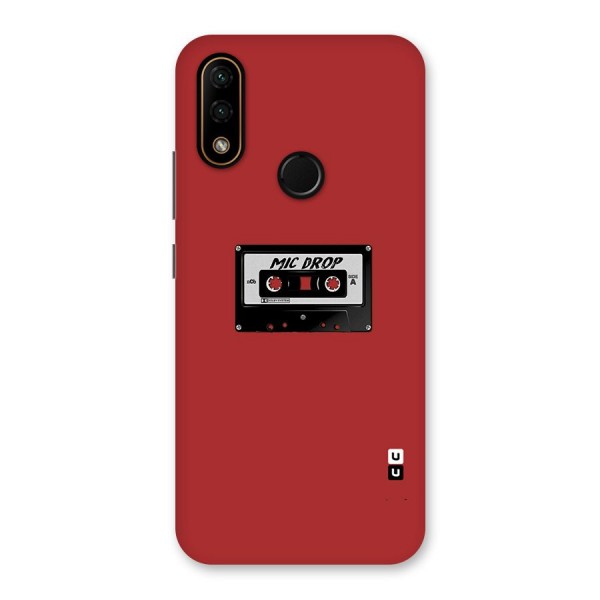 Mic Drop Cassette Minimalistic Back Case for Lenovo A6 Note