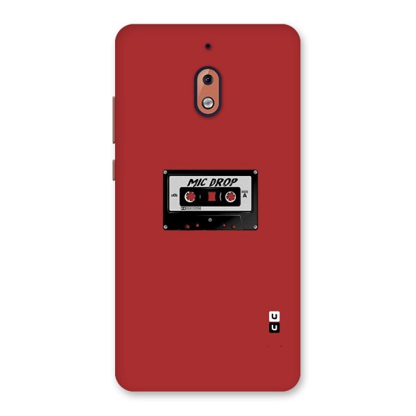 Mic Drop Cassette Minimalistic Back Case for Nokia 2.1