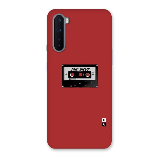 Mic Drop Cassette Minimalistic Back Case for OnePlus Nord