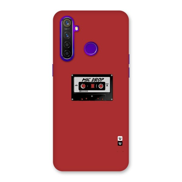 Mic Drop Cassette Minimalistic Back Case for Realme 5 Pro
