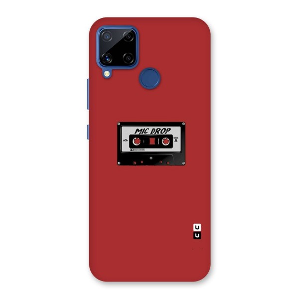 Mic Drop Cassette Minimalistic Back Case for Realme C12