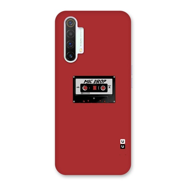 Mic Drop Cassette Minimalistic Back Case for Realme X3