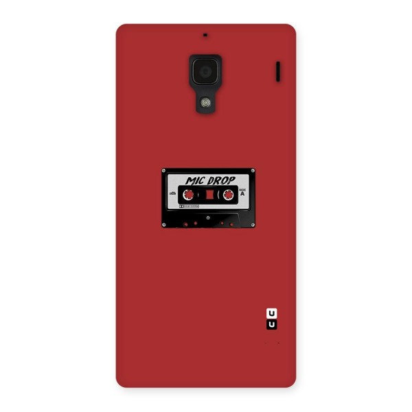 Mic Drop Cassette Minimalistic Back Case for Redmi 1S