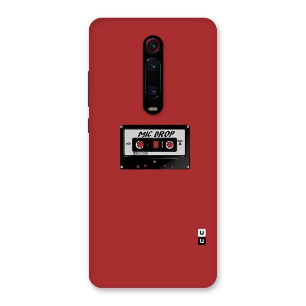 Mic Drop Cassette Minimalistic Back Case for Redmi K20 Pro