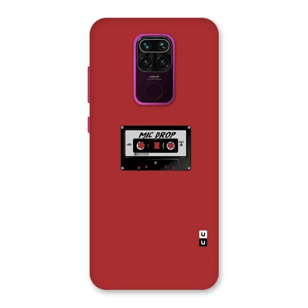 Mic Drop Cassette Minimalistic Back Case for Redmi Note 9