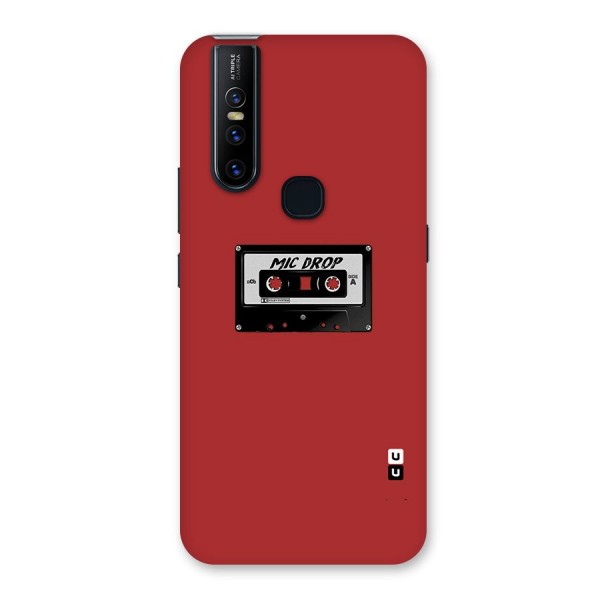 Mic Drop Cassette Minimalistic Back Case for Vivo V15