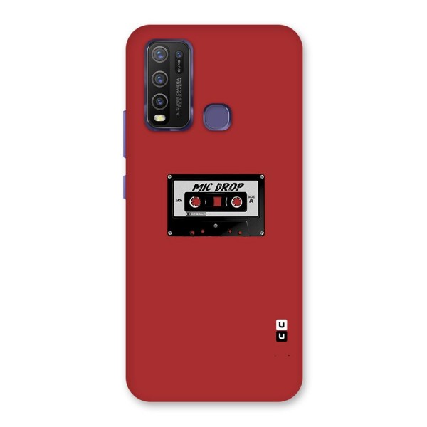 Mic Drop Cassette Minimalistic Back Case for Vivo Y30