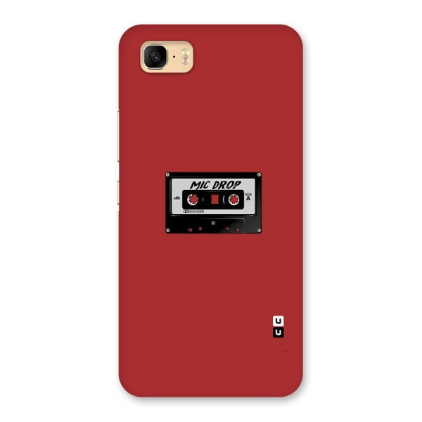 Mic Drop Cassette Minimalistic Back Case for Zenfone 3s Max