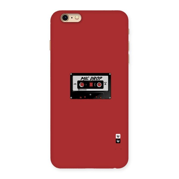 Mic Drop Cassette Minimalistic Back Case for iPhone 6 Plus 6S Plus