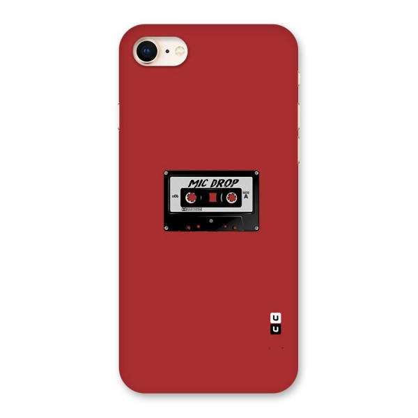 Mic Drop Cassette Minimalistic Back Case for iPhone 8
