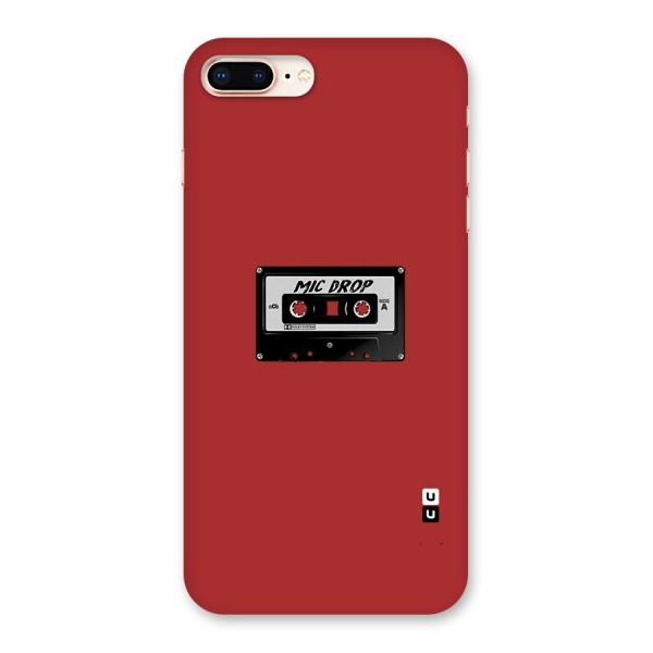 Mic Drop Cassette Minimalistic Back Case for iPhone 8 Plus