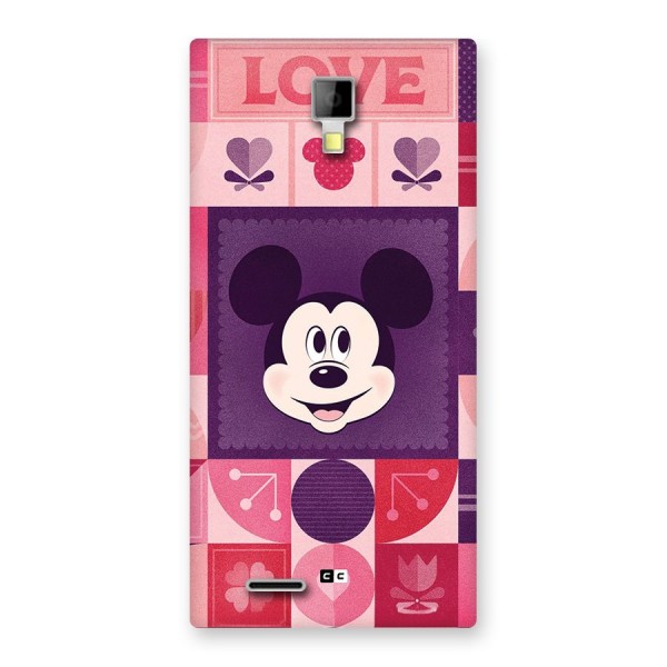 Mice In Love Back Case for Canvas Xpress A99