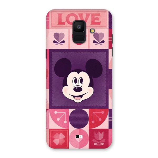 Mice In Love Back Case for Galaxy A6 (2018)