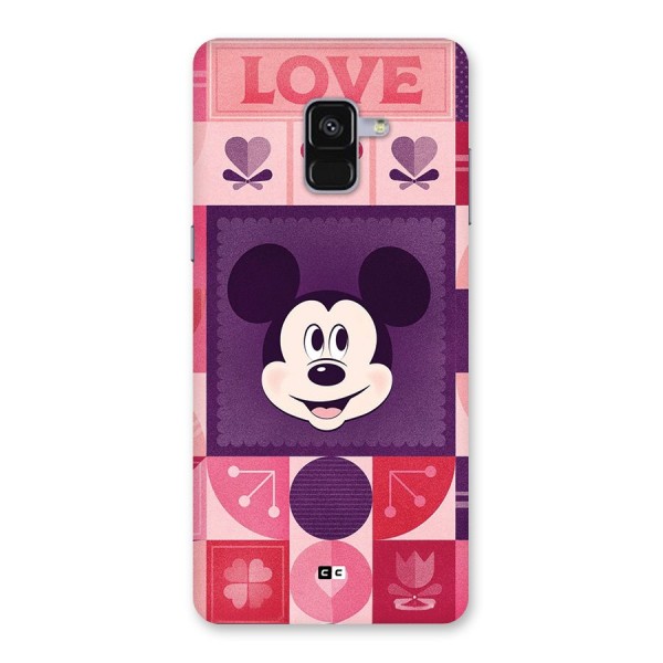 Mice In Love Back Case for Galaxy A8 Plus