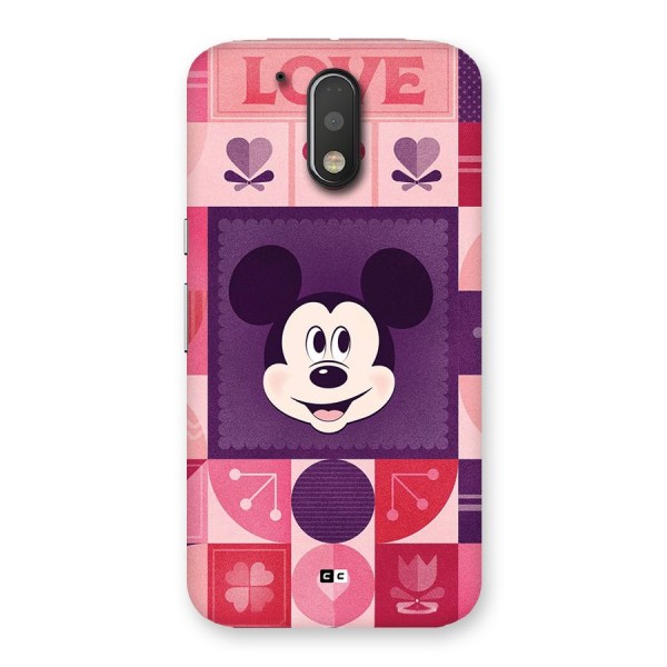 Mice In Love Back Case for Moto G4 Plus
