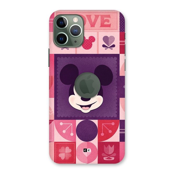 Mice In Love Back Case for iPhone 11 Pro Logo Cut
