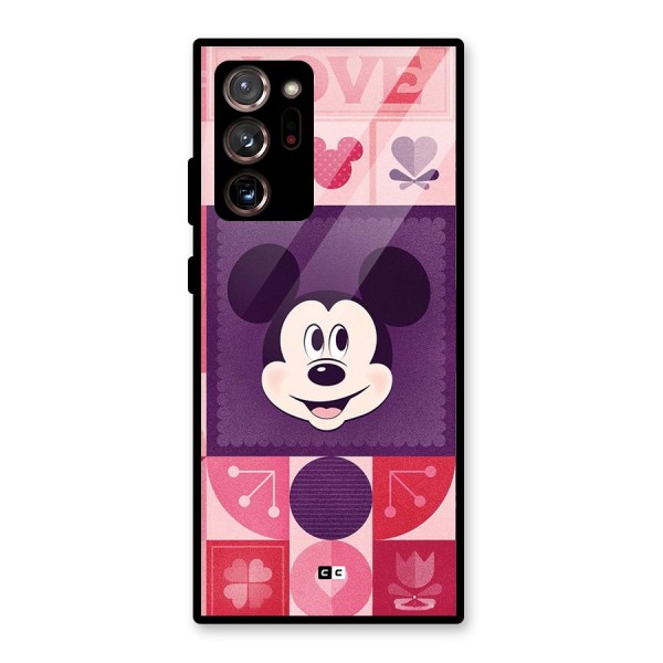Mice In Love Glass Back Case for Galaxy Note 20 Ultra 5G