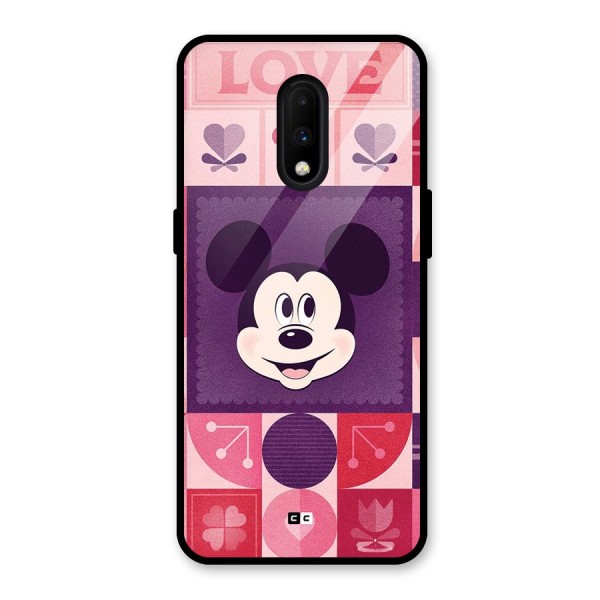 Mice In Love Glass Back Case for OnePlus 7