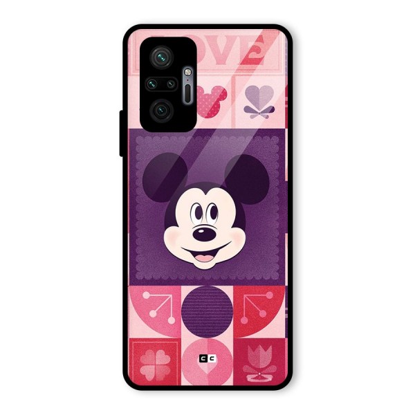 Mice In Love Glass Back Case for Redmi Note 10 Pro Max