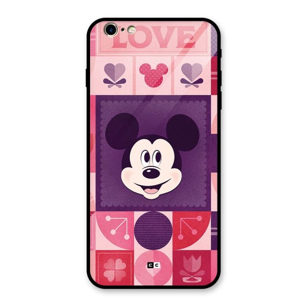 Mice In Love Glass Back Case for iPhone 6 Plus 6S Plus