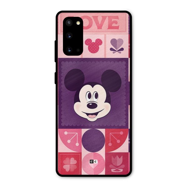 Mice In Love Metal Back Case for Galaxy S20
