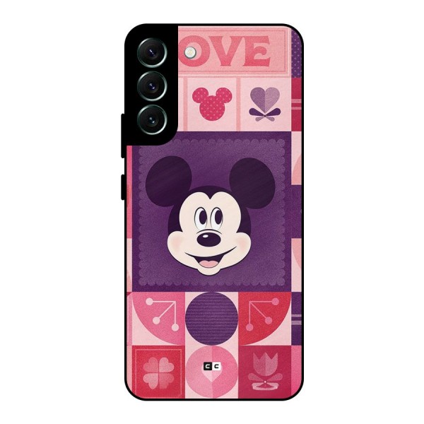 Mice In Love Metal Back Case for Galaxy S22 Plus 5G