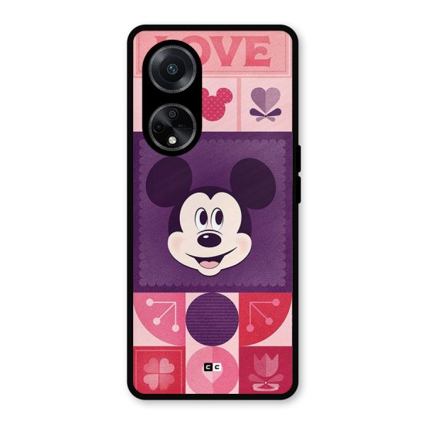 Mice In Love Metal Back Case for Oppo F23