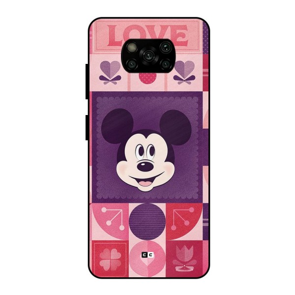 Mice In Love Metal Back Case for Poco X3