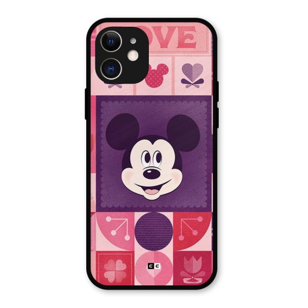 Mice In Love Metal Back Case for iPhone 12