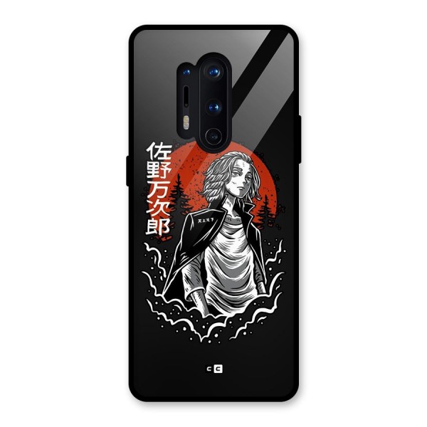 Mickey illustration Glass Back Case for OnePlus 8 Pro