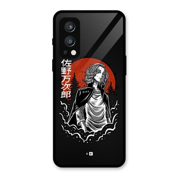 Mickey illustration Glass Back Case for OnePlus Nord 2 5G