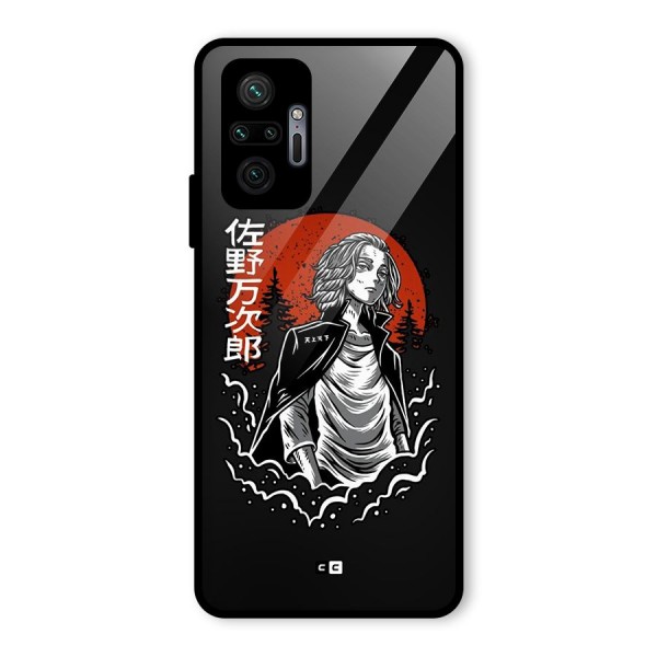 Mickey illustration Glass Back Case for Redmi Note 10 Pro Max