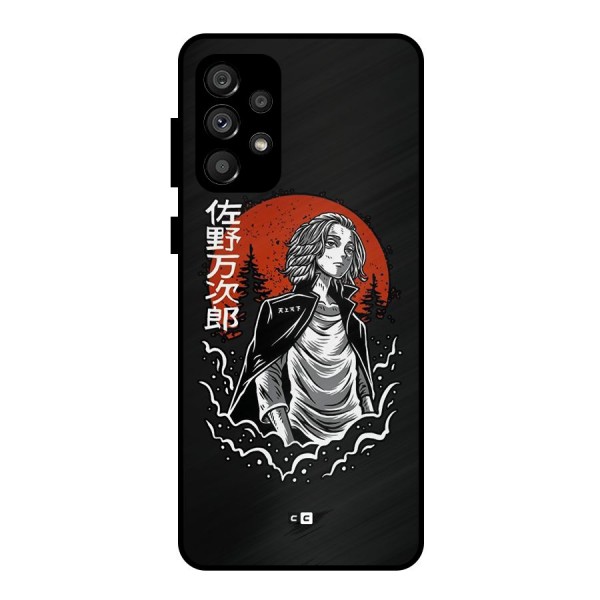 Mickey illustration Metal Back Case for Galaxy A73 5G