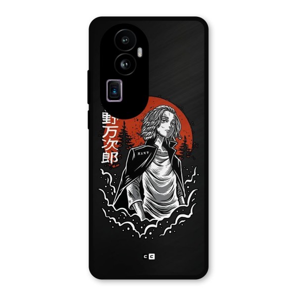 Mickey illustration Metal Back Case for Oppo Reno10 Pro Plus