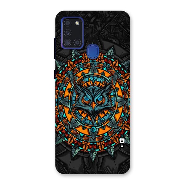 Mighty Owl Artwork Back Case for Galaxy A21s