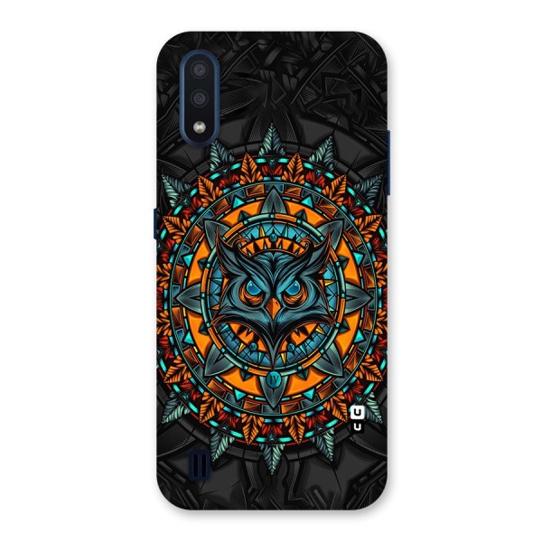 Mighty Owl Artwork Back Case for Galaxy M01