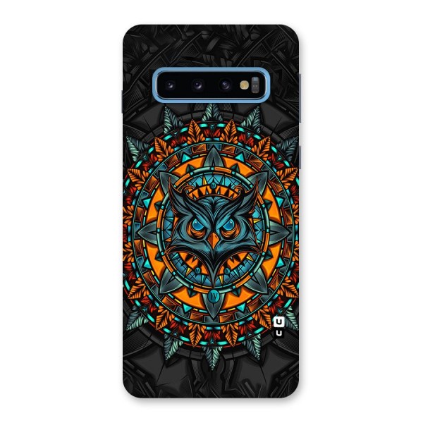 Mighty Owl Artwork Back Case for Galaxy S10