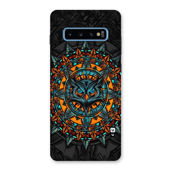 Mighty Owl Artwork Back Case for Galaxy S10 Plus