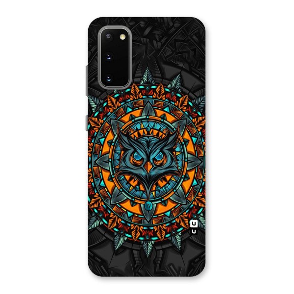 Mighty Owl Artwork Back Case for Galaxy S20