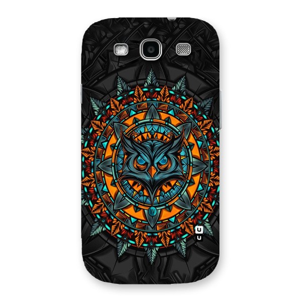Mighty Owl Artwork Back Case for Galaxy S3