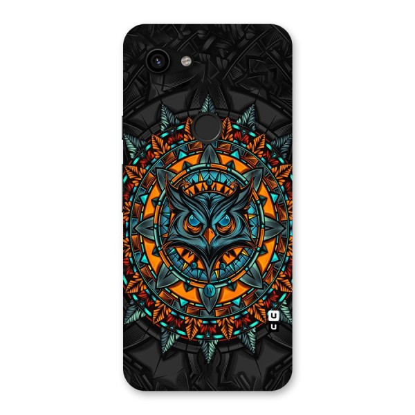 Mighty Owl Artwork Back Case for Google Pixel 3a
