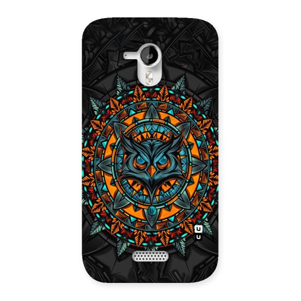Mighty Owl Artwork Back Case for Micromax Canvas HD A116