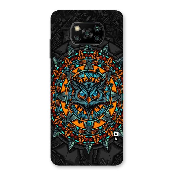 Mighty Owl Artwork Back Case for Poco X3