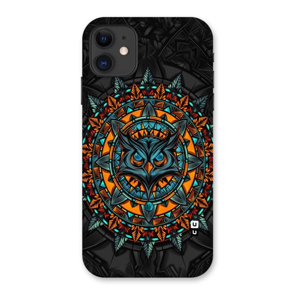 Mighty Owl Artwork Back Case for iPhone 11