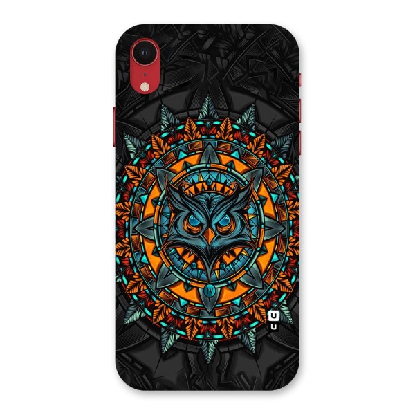 Mighty Owl Artwork Back Case for iPhone XR