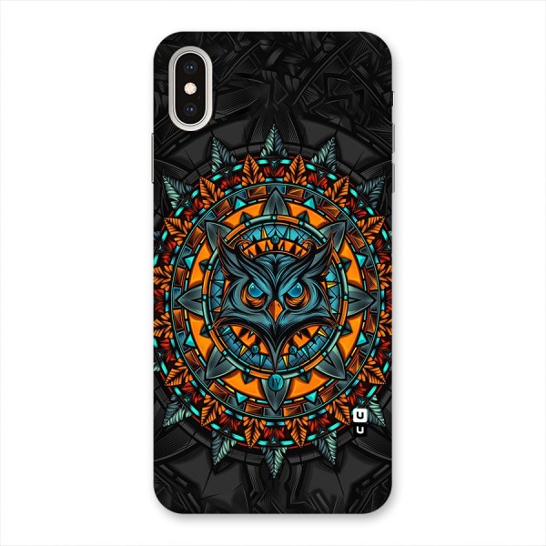 Mighty Owl Artwork Back Case for iPhone XS Max