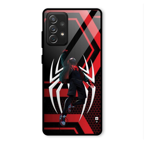 Miles of Multiverse Glass Back Case for Galaxy A72